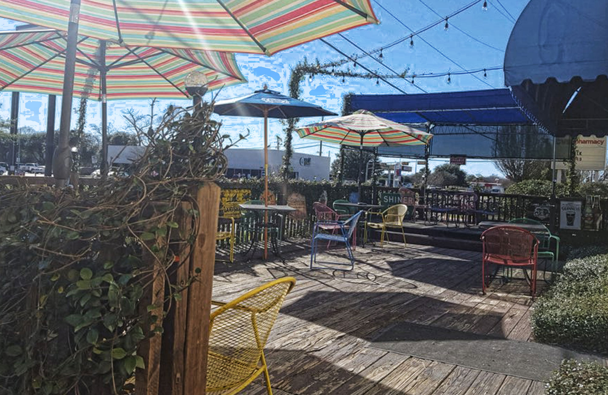 Back Deck at The Logon Cafe and Pub